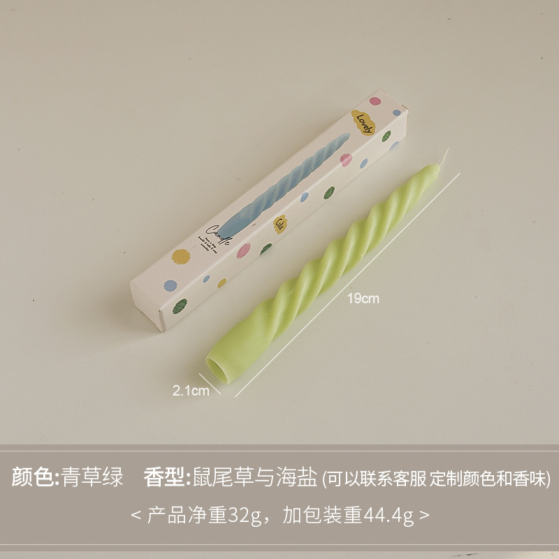 Espiral de cera de incienso nicho de alto nivel de alta calidad regalo de mano regalo transfronterizo cera larga adornos de perfume hechos a mano