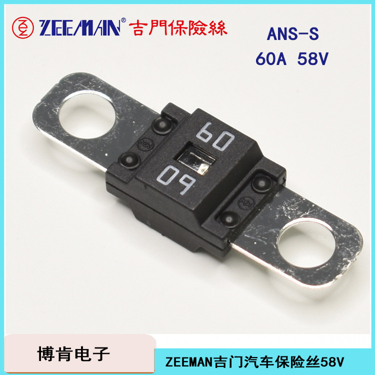 Zeeman吉門自動車ヒューズボルト平板式ヒューズANS-S345678100125200A58V|undefined