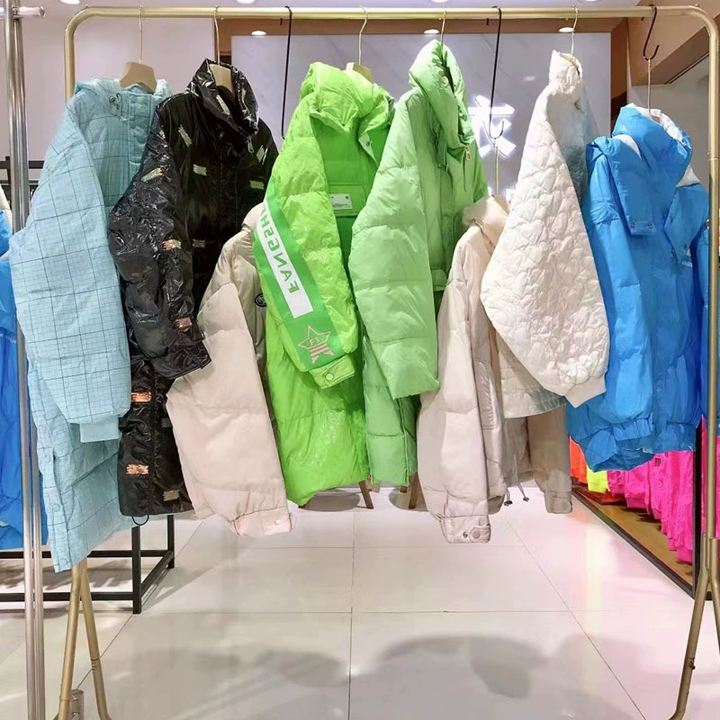 23 пуховик Babaoyin Гусиный пуховик допамин 90 белая утка пух свободная средняя длинная женская марка со скидкой
