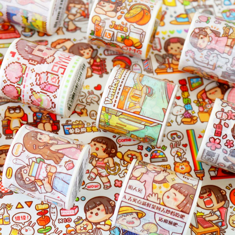 Новый продукт Little Machi — сладкая зимняя мечта: снежно‑белая бумажная лента в рулоне, наклейки для ручного скрапбукинга