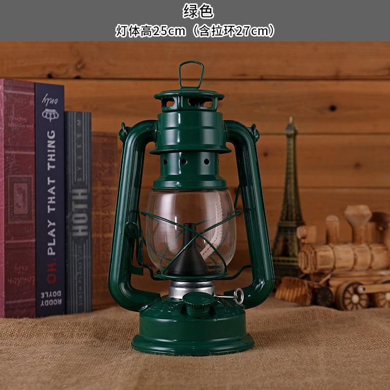 lámpara de aceite retro lámpara de caballo lámpara de queroseno portátil lámpara de camping lámpara de camping lámpara de camping lámpara de decoración de lámpara de campamento accesorios de fotografía