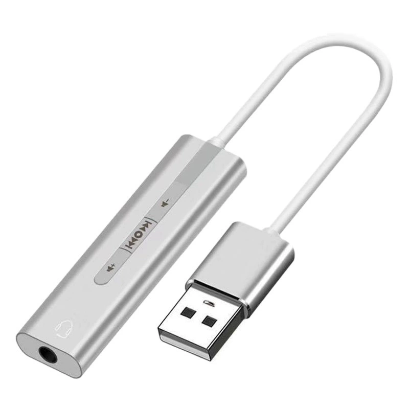 Наушники микрофон два-в-одном USB, Type-C на одно отверстие до 3,5 мм аудио звуковой карты