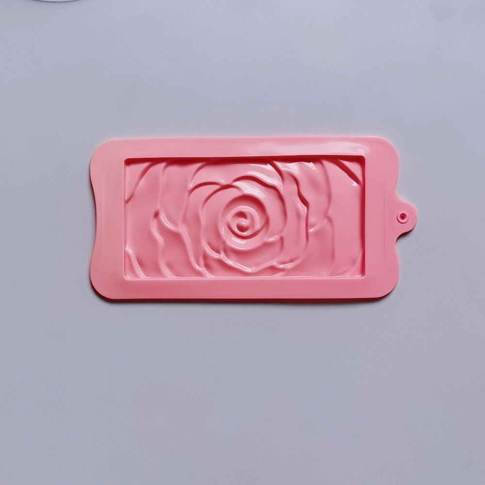 194 chocolate rosa galletas pastel molde de silicona dulces molde de postre utensilios de cocina para hornear harina de arroz