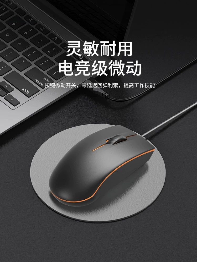 Проводная мышь USB бесшумная домашний офис настольный компьютер ноутбук беспроводная игровая мышь особенная