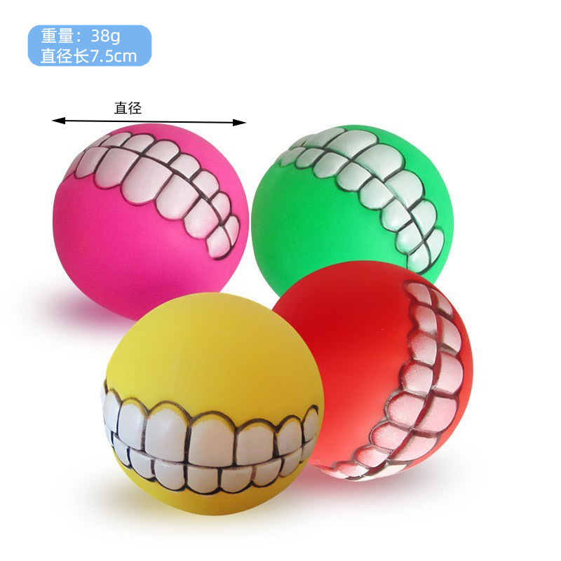 Colección de juguetes de sonido transfronterizos, fútbol de rugby, juguetes para mascotas, alivio del aburrimiento, mordedura, entrenamiento de ventilación, limpieza de dientes, juguetes para perros
