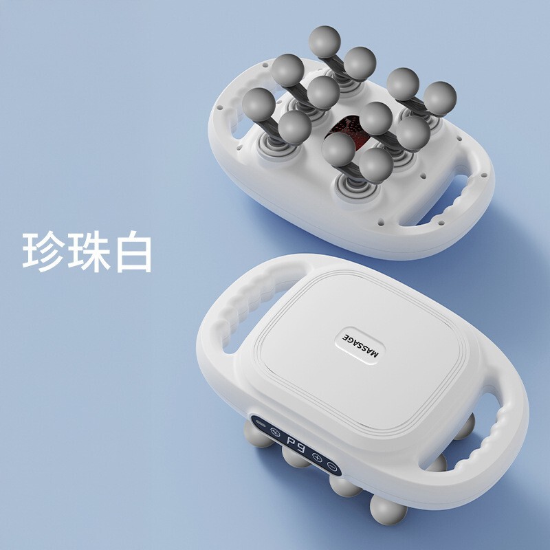 新しいプロフェッショナルグレードの 18 ヘッド筋膜ガンフィットネス家庭用全身筋肉リラクゼーションマッサージャーマルチヘッドマッサージガン|undefined