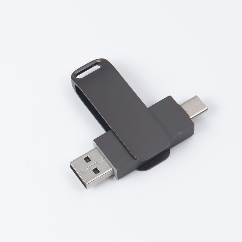 type-c 携帯電話とコンピュータ両用 USB フラッシュドライブ 16 グラムデュアルインターフェイス 64 グラムカスタマイズされたロゴ金属回転 32 グラム USB フラッシュドライブ卸売|undefined