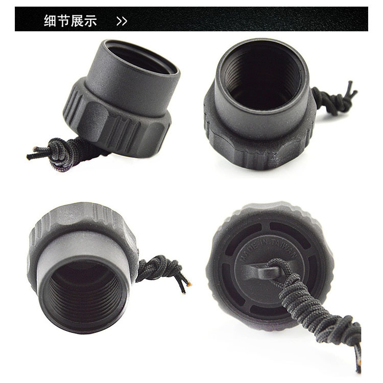 HOTDIVE plástico de acero buceo respiración regulador cabeza de primer nivel DIN boca cubierta de polvo universal rosca funda protectora