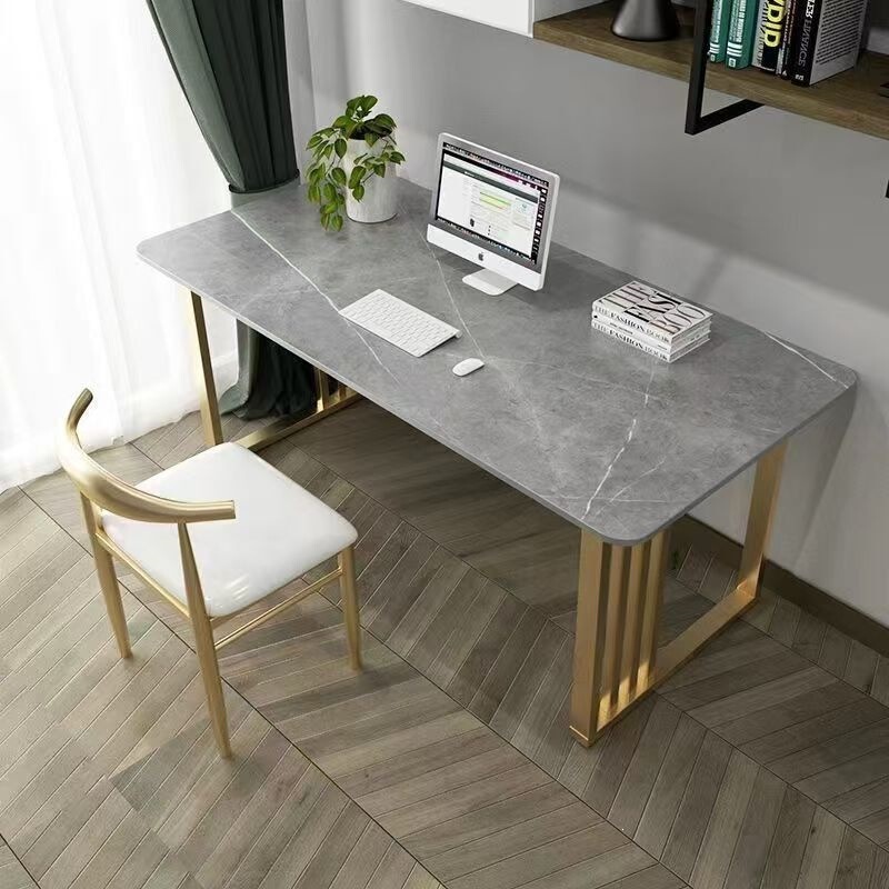 Slate computer desk, study desk, office desk, simple and elegant desk, desktop table, slate mobile desk