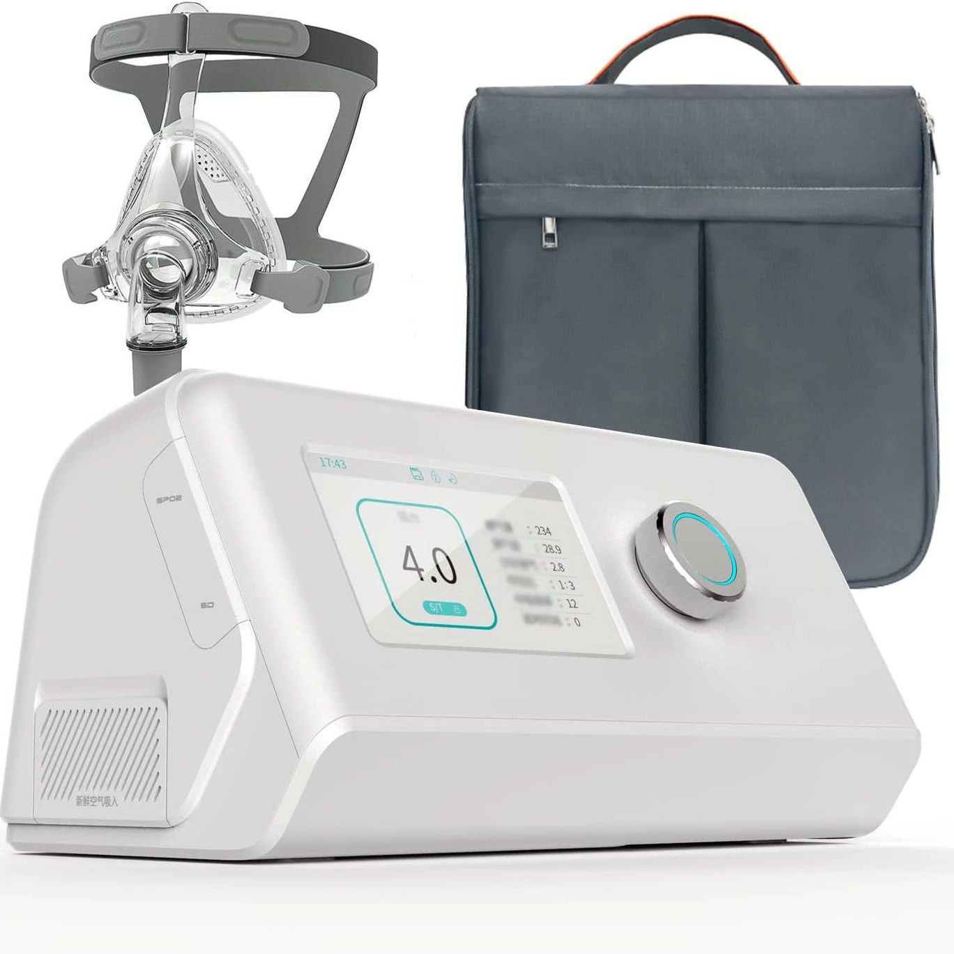 Автоматический одноуровневый вентилятор CPAP для внешней торговли, бытовой неинвазивный дыхательный тренажер с положительным давлением, устройство против храпа, английский