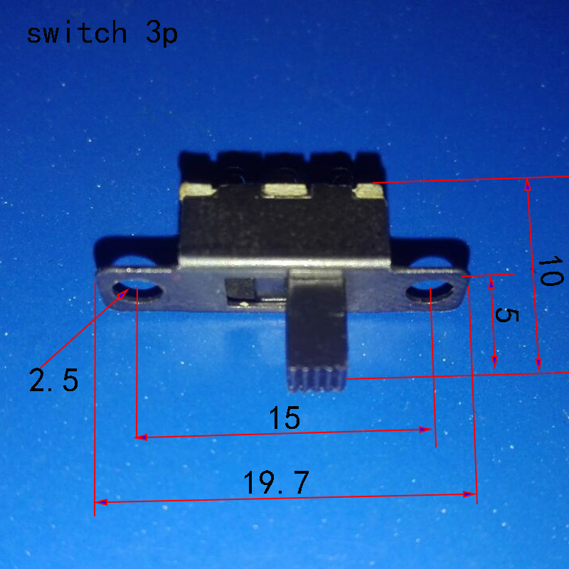 Tripod toggle switch mini switch Electronic Production electronic components circuit production accessories foreign trade AliExpress