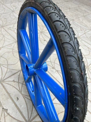 trucks, dump trucks, and flatbed – Non-industrial tires - rim-large-pattern-solid-tire-26x212-model