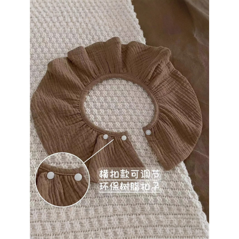 Saliva Towel Gauze Type a Ins Style Large Bib Widened Gauze Petals 360 Degrees Cute Baby Girl Baby Cotton Saliva Towel Gauze Type a Ins Style Large Bib Widened Gauze Petals 360 Degrees Cute Baby Girl Baby Cotton