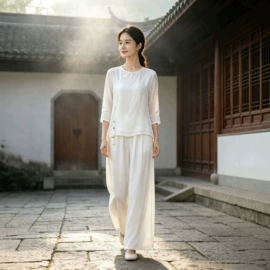 瑜伽服;汉服禅茶服;休闲裤