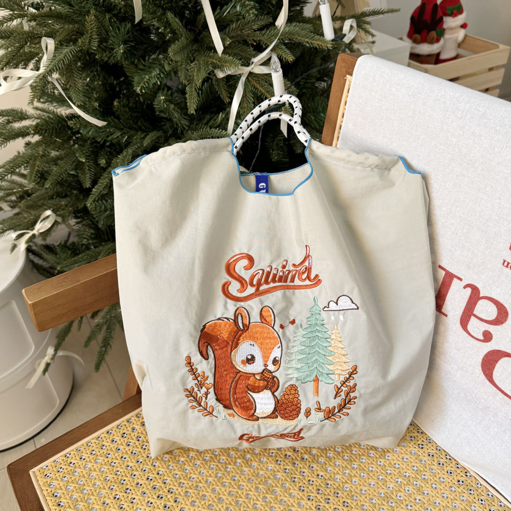 블루 그레이 다람쥐 (어깨 끈없이)