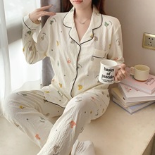 卡通可爱甜美2025新款潮流睡衣女套装云朵棉宽松居家可外穿春秋款