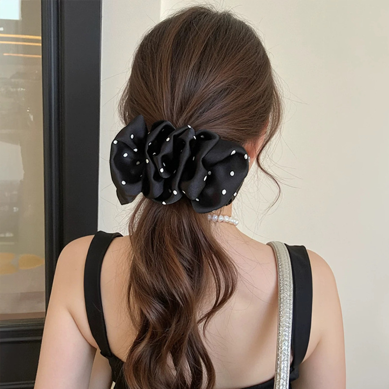 259 Черный банановый клип для точки в горошек