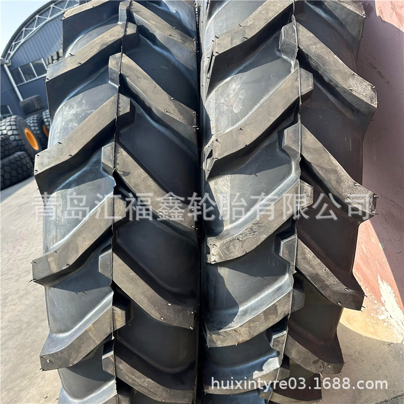 批发农用大马力拖拉机轮胎13.6-38人字花纹10层旱田平花批发