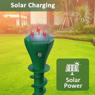 Spot Ip65 Waterproof Mole Repeller Solar Charging Animal Mole Repeller Mole Repeller