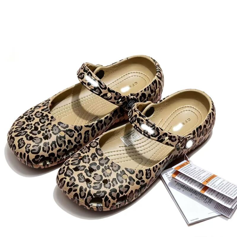 New Style Ballet Clogs for Women, Summer Fashion, Non-Slip, Versatile, Student Couple Casual Flat Beach Sandals for Women