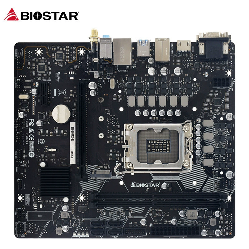 Материнская плата Yingtai B660MX-E Pro с интерфейсом Wi‑Fi, совместима с 12400/12600K/12700