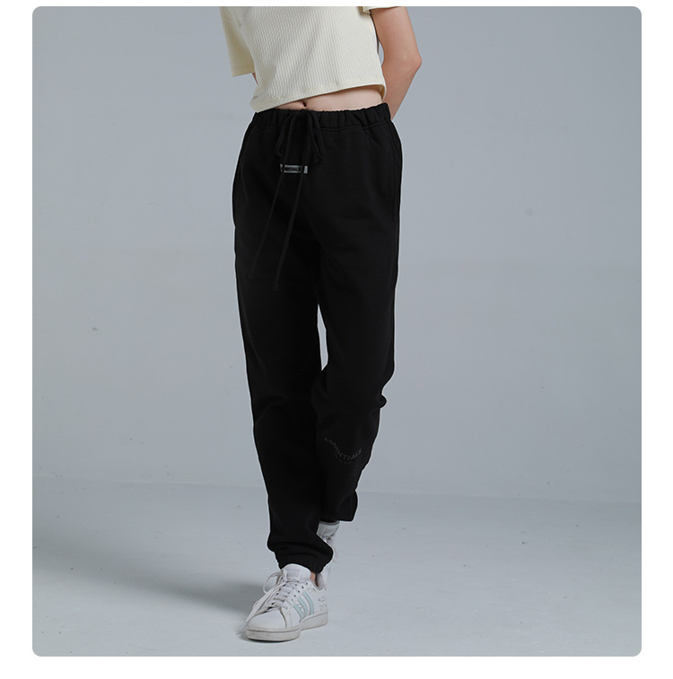 ESSENTIALS long trousers with double seams, men's and women's reflective casual trousers, plus size, high street fashion, extra size.