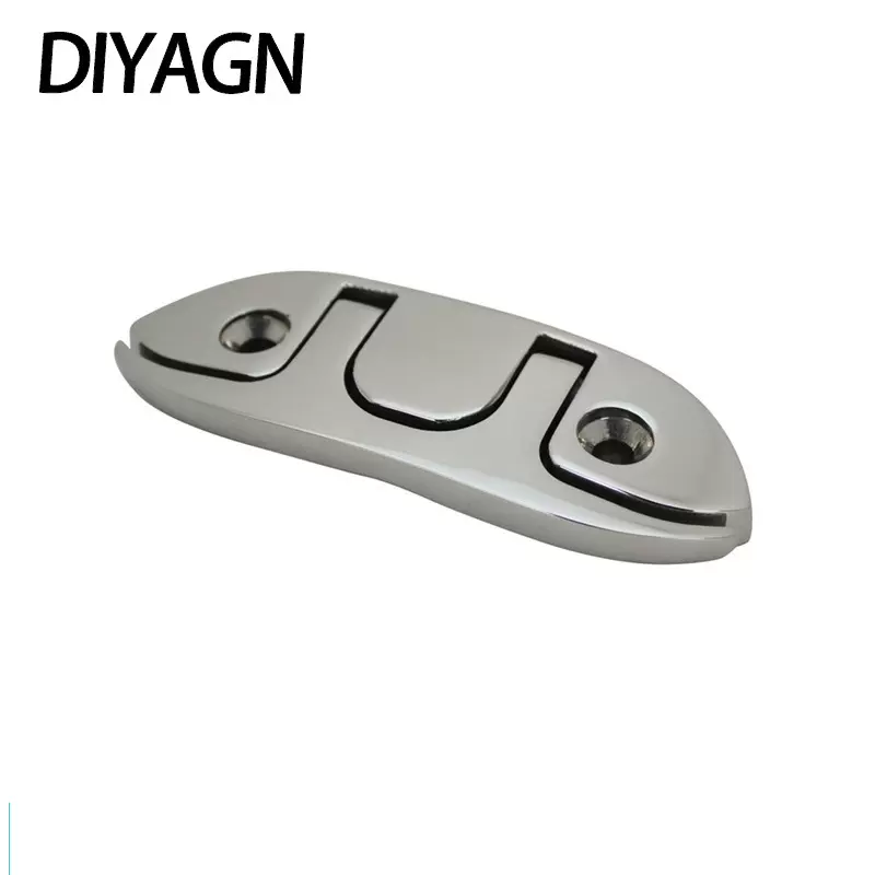 不锈钢316提拉索栓 游艇配件 镜面折叠甲板索栓 船用五金配件