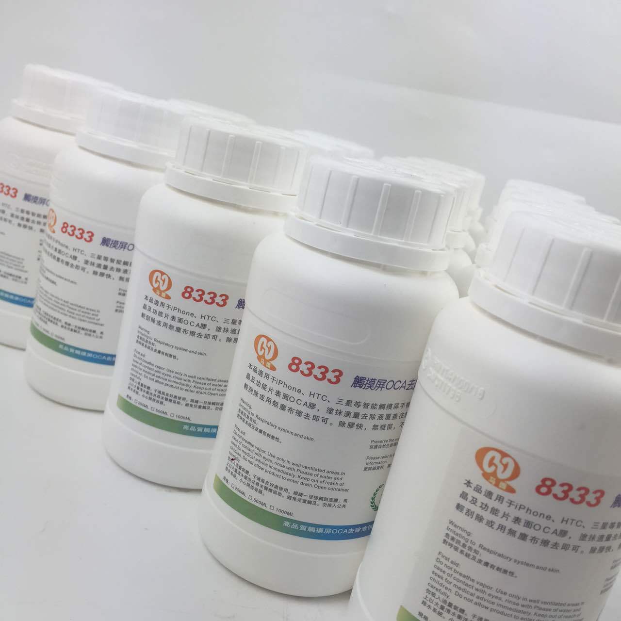iPhone触摸屏OCA去除液 干胶除胶液 盖板返修除胶剂 马园8333