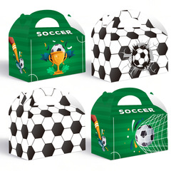 クロスボーダーワールドカップサッカーテーマ装飾ギフトボックス男の子の誕生日アレンジメントスナックキャンディ包装ボックス卸売カスタマイズ