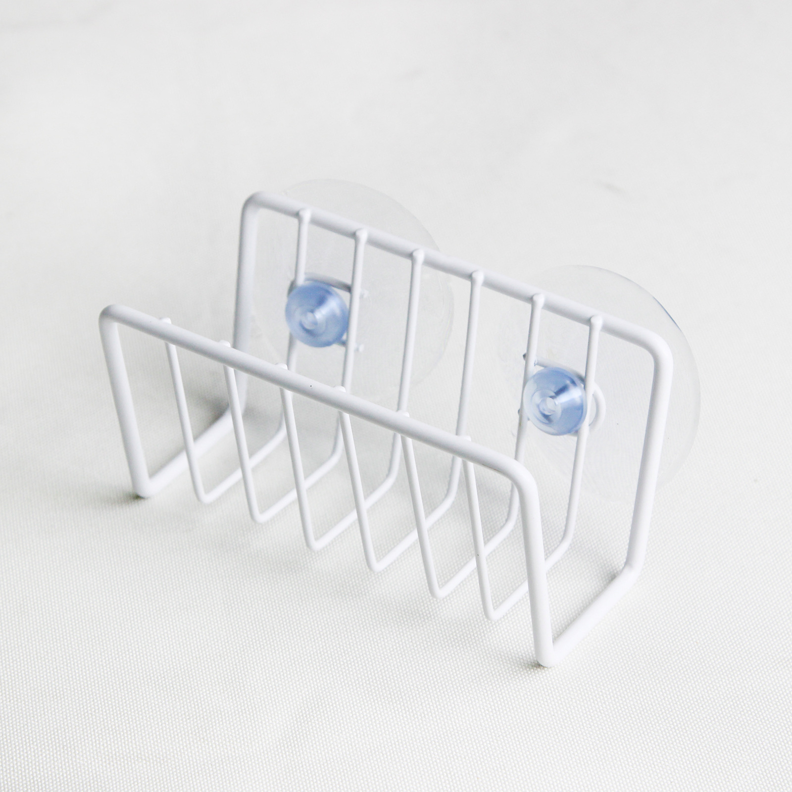 Estante de esponja de hierro sin perforar fregadero doméstico Almacenamiento y drenaje de rack suministros de cocina al por mayor estante de almacenamiento de fregadero montado en la pared