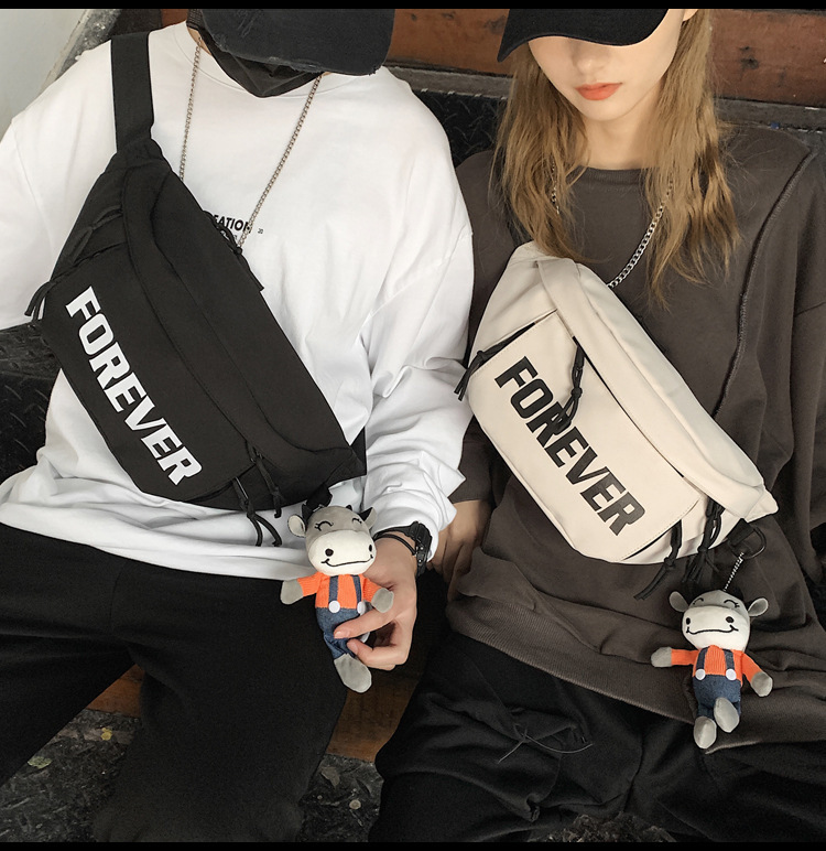 Women's Streetwear Letter Canvas Waist Bags display picture 7