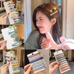 カラーのかわいいヘアピンの女性のサイドの前髪のヘアピンの高級感があります。