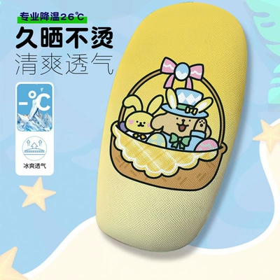 Heat-Insulating Breathable Seat Cover – Electric car cushion - illustration-series-4-cushion