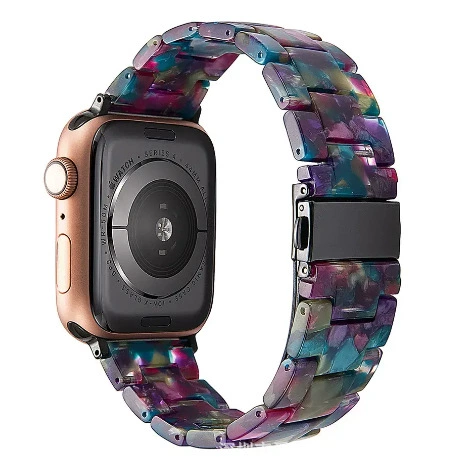 [Совместимый с Apple Watch7/7s/8/9 смола браслет смола跨境 экологичный iwatch браслет]