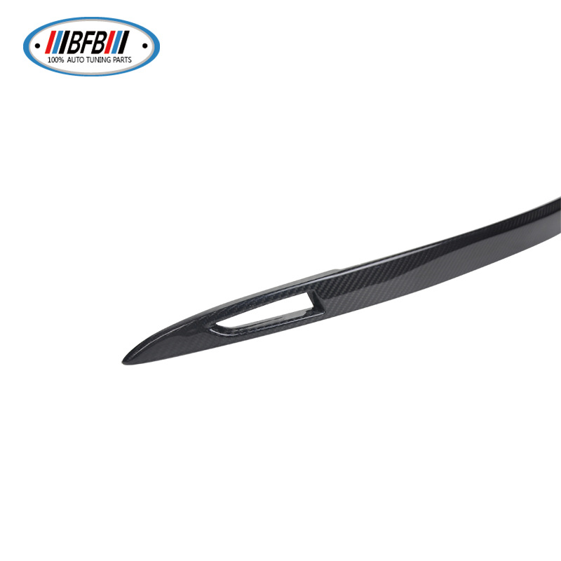 100% Real Carbon Fiber Trunk Trim - For Tesla Model S - Carbon Fiber Tail Light Trim Tailgate Trim Modification