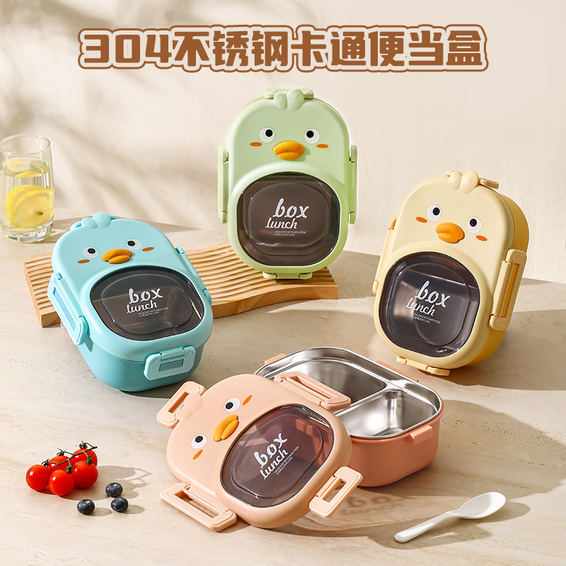 2026 Compartmentalized Portable Lunch Box 304 Stainless Steel Insulated Microwaveable Lunch Box 304 Stainless Steel Safety Certified