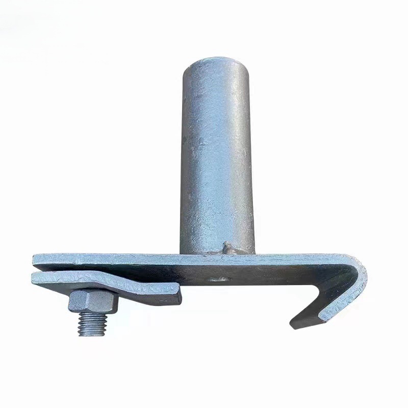 移动工字钢定位桩外架用悬挑梁定位卡移动定位紧固件悬挑定位柱