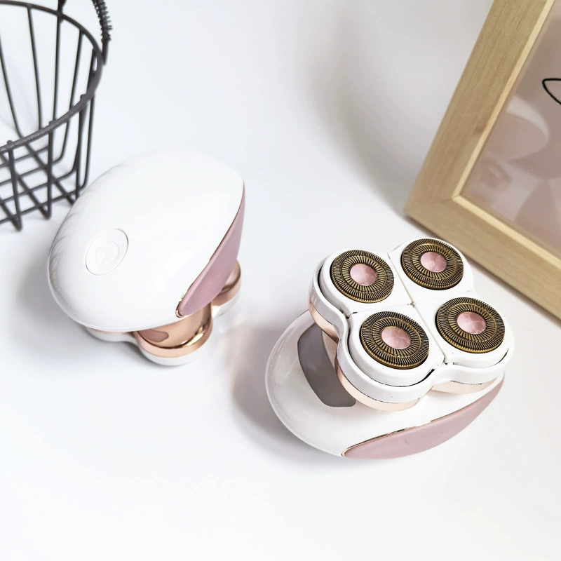 Трансграничный электрический четырехголовый бритвенный аппарат для удаления волос для всего тела мини-портативный электрический аппарат для удаления волос подмышками