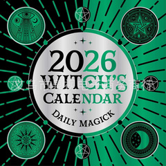 2026女巫日历:2026 Witch's Calendar: Daily 每日魔法日历