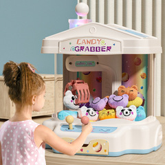 Children's claw machine mini small household clip doll gashapon coin-operated game machine internet celebrity toy gift cross-border