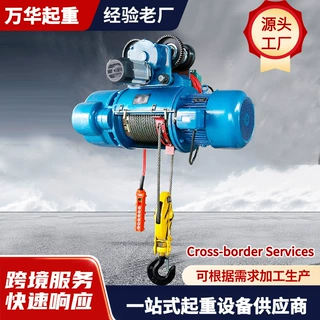 国标钢丝绳电动葫芦工厂起重吊运设备车间行车低噪音起重葫芦