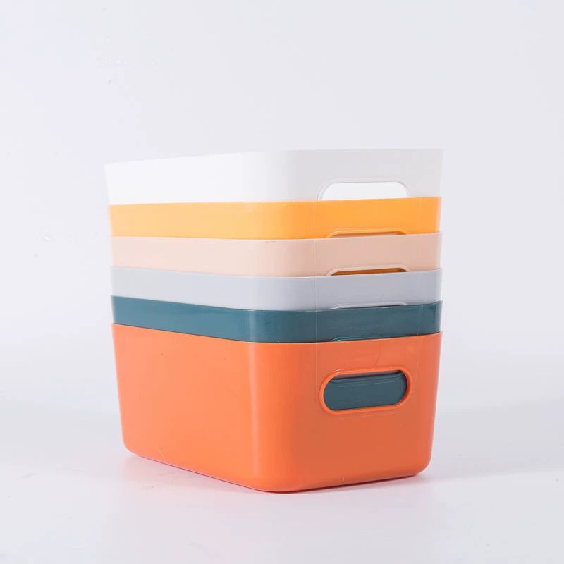 Table plastic storage box, storage basket