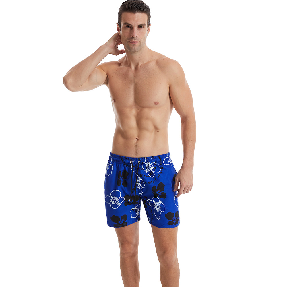 2024 Schnelltrocknende, übergroße Shorts für Herren mit Gummiband und doppellagigem Eisseidenfutter, Strandhose_voghion.com