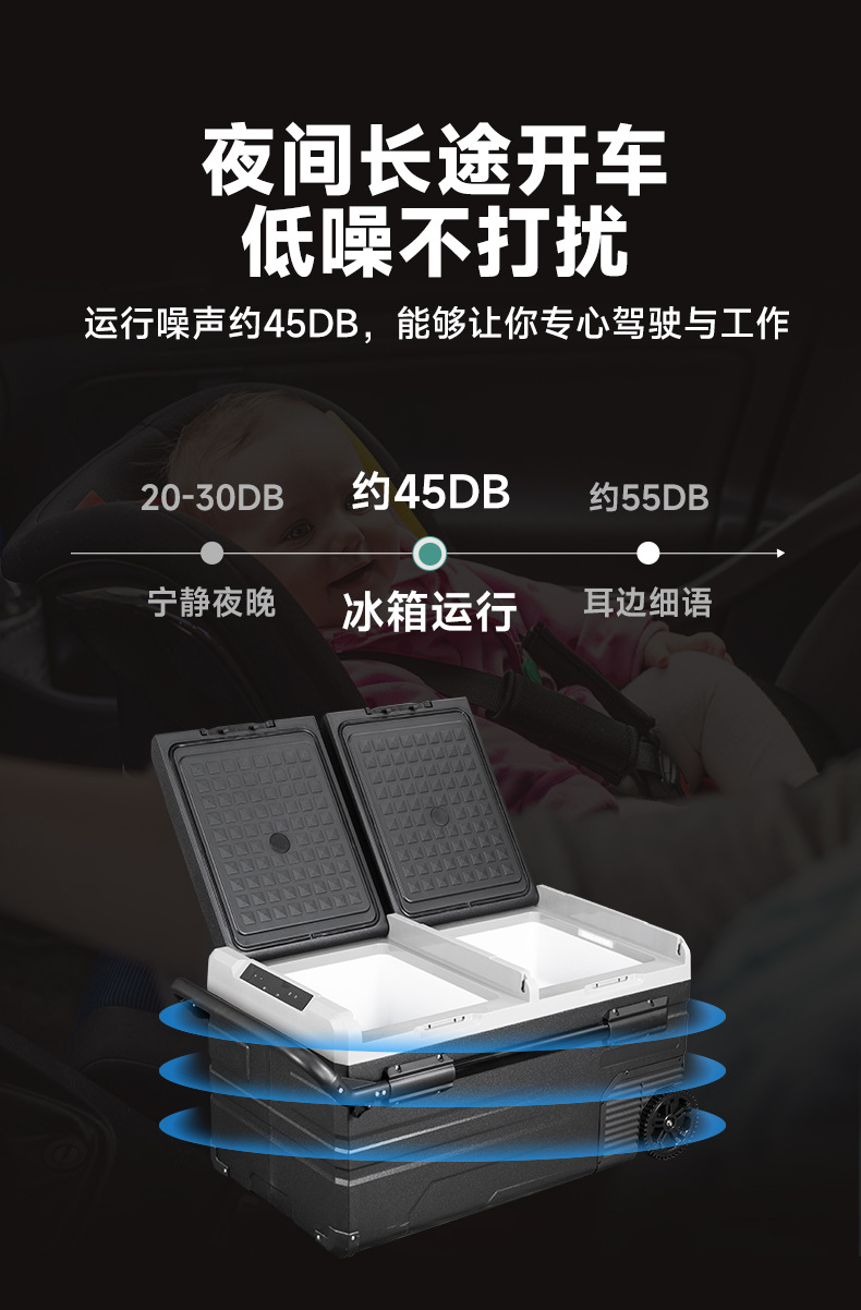 Ice Tiger Compressor Car Refrigerator Car Home Dual-use Refrigeration 12v24v Portable TW75 Dormitory Mini Refrigerator