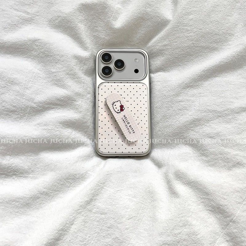 Suitable for Iphone17Pro Mobile Phone Case, Simple Design, Apple 16Plus New Model 15 Accessible Luxury Full Screen Polka Dots