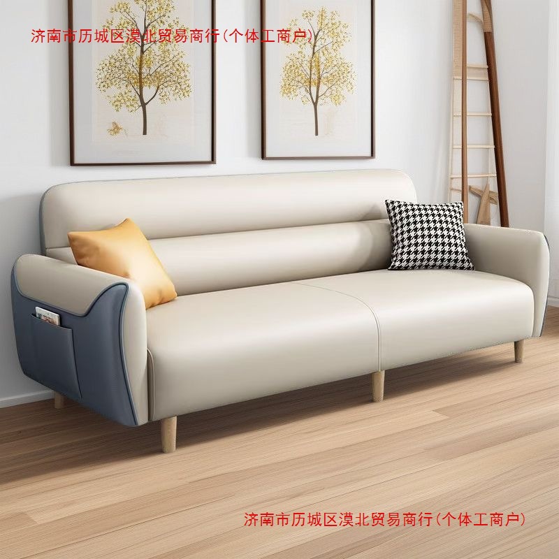 2025 New Sofa Bed Small Apartment Living Room Fabric Small Sofa Bedroom Rental Living Room Trendy Model