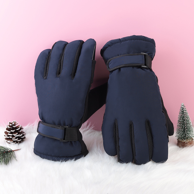 Personalizado logotipo de texto publicitario para enviar regalos corporativos de invierno para hombres y mujeres guantes calientes impresión personalizada invierno