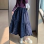 碎花秋款春秋季显瘦半身裙