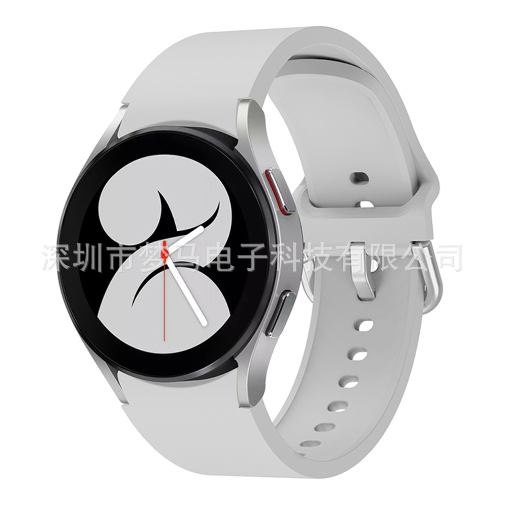 Adecuado para Samsung Galaxy Watch4 correa de silicona watch7FE/6/5 correa de reloj inteligente 20mm