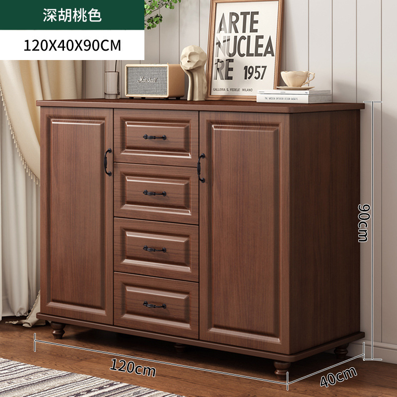 Americano pecho de cajones del hogar pecho de cajones simple dormitorio moderno gabinete de almacenamiento gabinete de pared de la sala de estar práctico armario